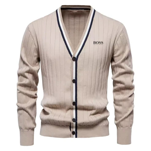 Men’s V-Neck Knit Sweater