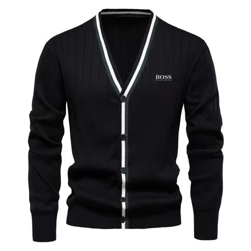 Men’s V-Neck Knit Sweater