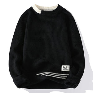 Knitted O-Neck Sweater