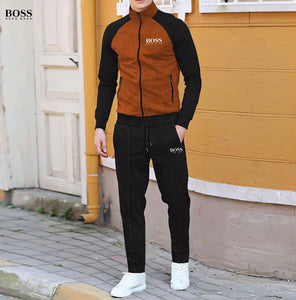 Men's long-sleeved tracksuit set