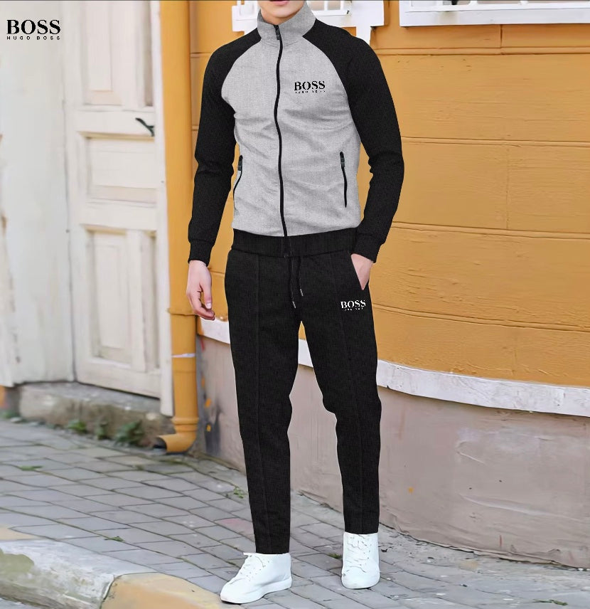 Men's long-sleeved tracksuit set