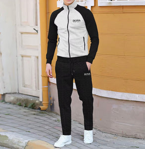 Men's long-sleeved tracksuit set