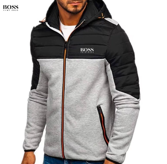 Men's zipped hoodie