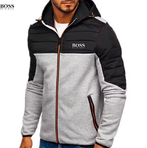 Men's zipped hoodie